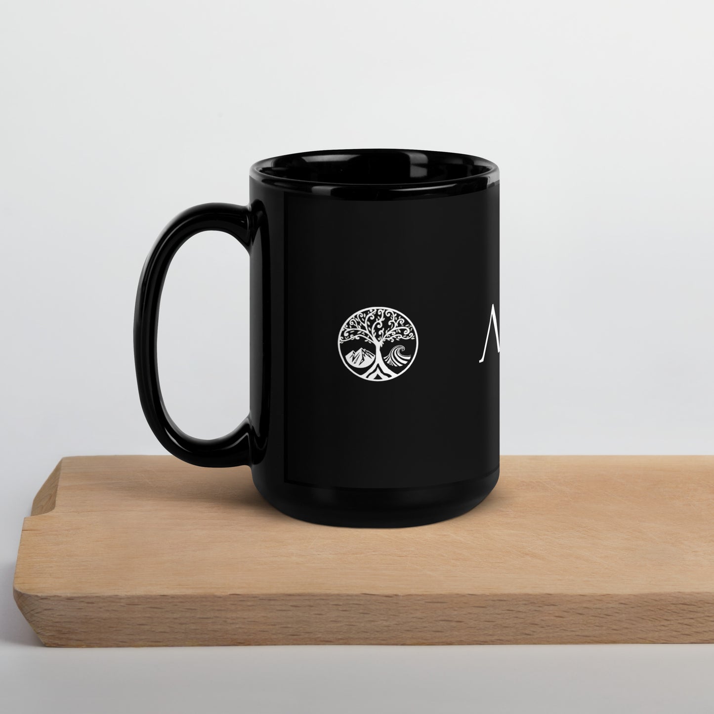 AFOM Black Glossy Mug