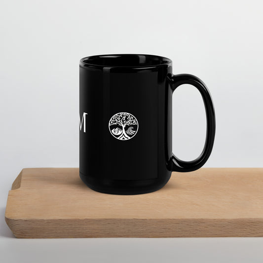 AFOM Black Glossy Mug